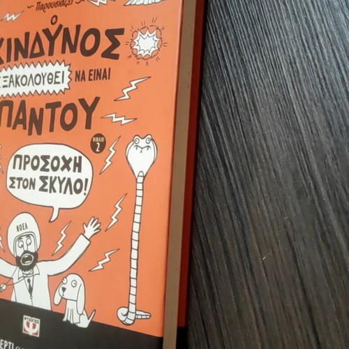 Danger Everywhere book set like new, 2 books in Greek
