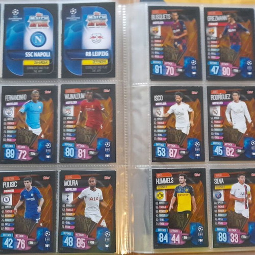 Champions League 2019-2020 Match Attax Extra album with 267 cards, like new