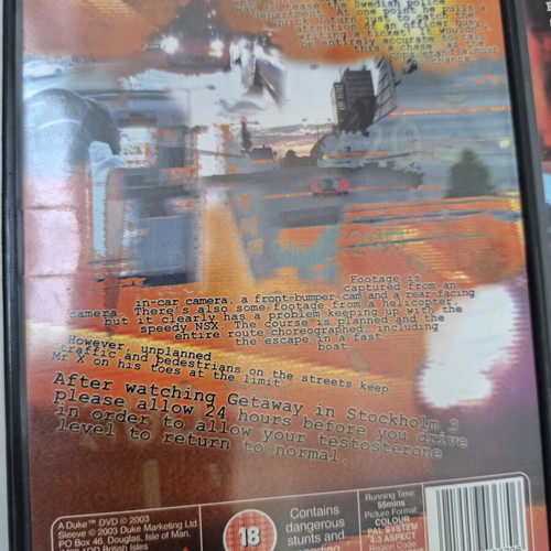 Car DVD set, 5 discs