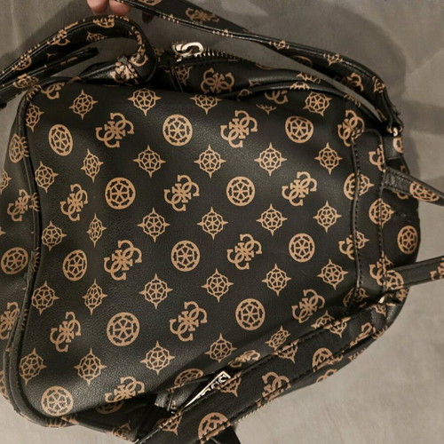Backpack Guess μεταχειρισμένο, καφέ με φθορές