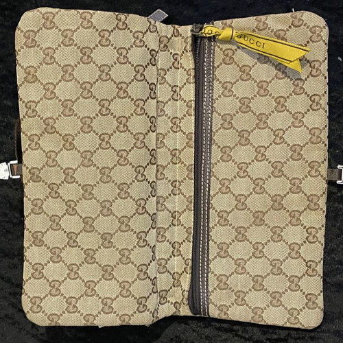 Gucci crossbody bag, beige canvas