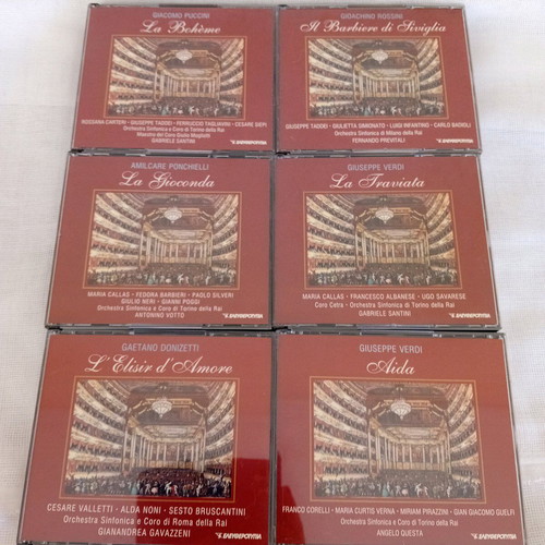 6 Opera CDs in Like New Condition