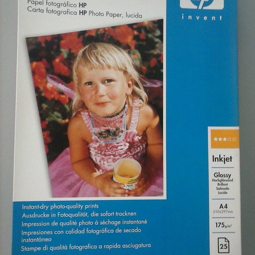 InkJet A4 Photo Paper printing paper new, pack of 25 sheets 175gsm
