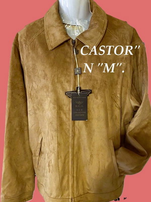 Castor N "M" jacket brown new, unisex, size M