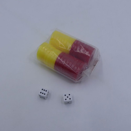 Backgammon & Checkers used for beginners and kids, MIKA vintage