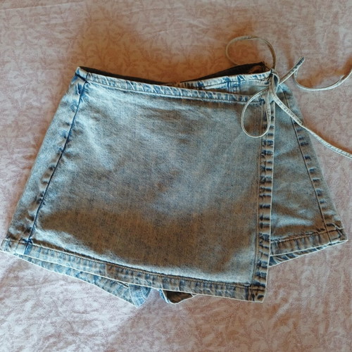 Jean skirt Pink Woman like new, size M 38, blue