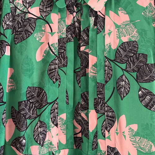 Madeleine silk blend floral shirt dress like new, EU 38