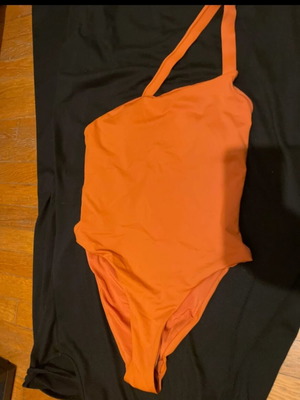 Zara one-piece swimsuit like new, size small, orange