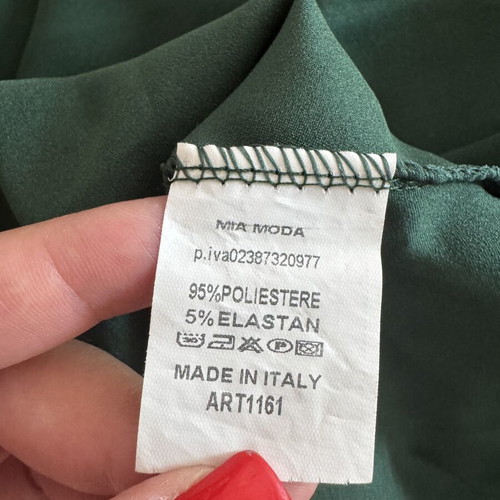 Mia Moda σμαραγδί μάξι φόρεμα one size σαν καινούργιο
