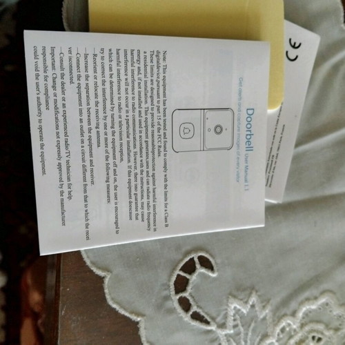Smart wireless video doorbell new with camera and chime