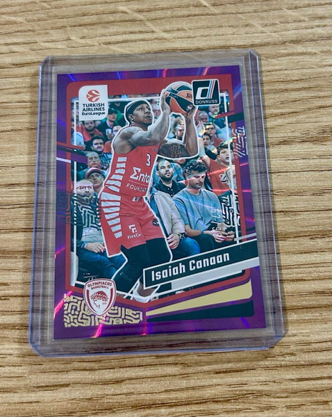 Αριθμημένη Κάρτα Isaiah Canaan Ολυμπιακός Panini Euroleague 2023-24 67/99