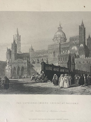 Chalcography Palermo Cathedral 1840 used