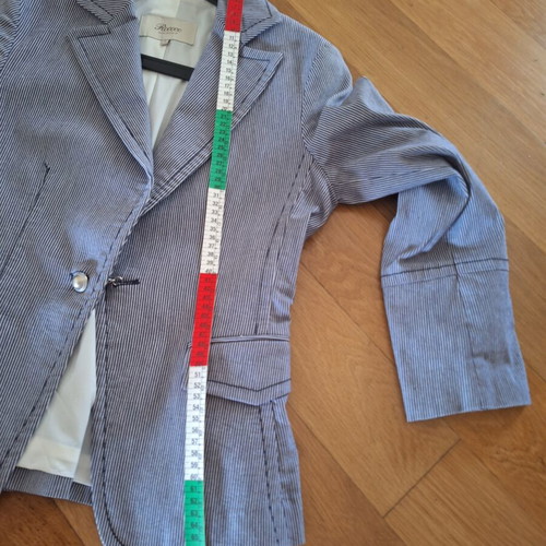 Rococo jacket like new, size S-M, white and blue