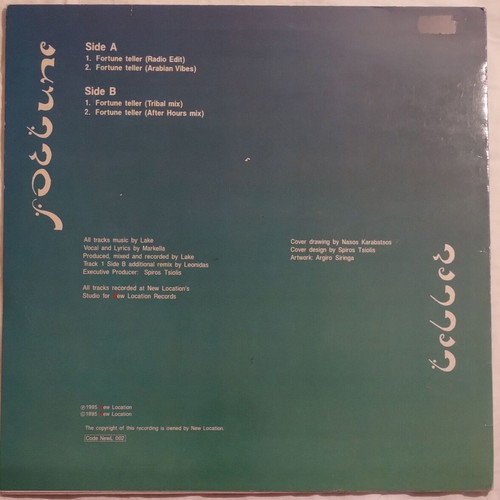 Jelly Groove Fortune Teller vinyl used, electronic