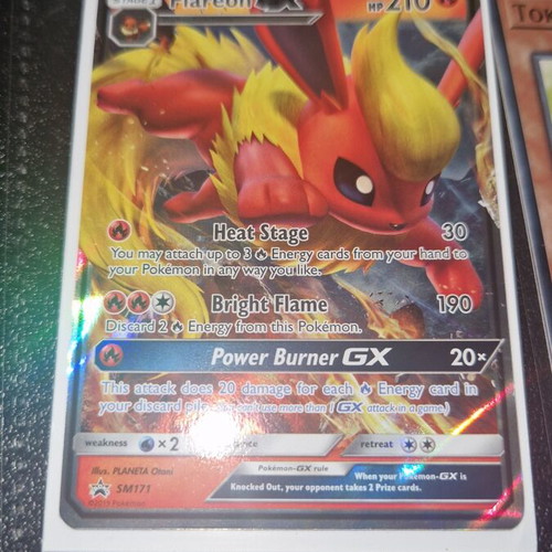 Flareon GX Pokemon card like new
