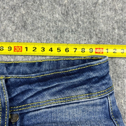 Avirex Men's Denim Shorts used Y2K Skater style size 46/32