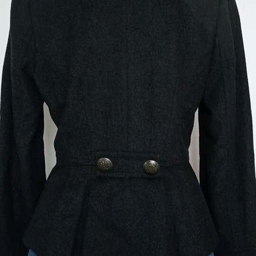Women's short jacket Forever Unique like new, size M, dark gray-black