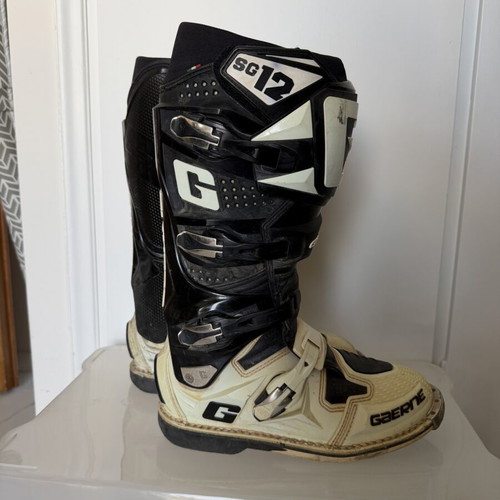 Gaerne SG-12 motocross adv boots used, size 45 EU