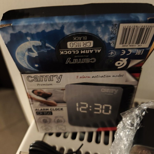 Camry Digital Alarm Clock new, tabletop