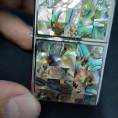 Zippo Iridescent Mother-of-Pearl 2002 new