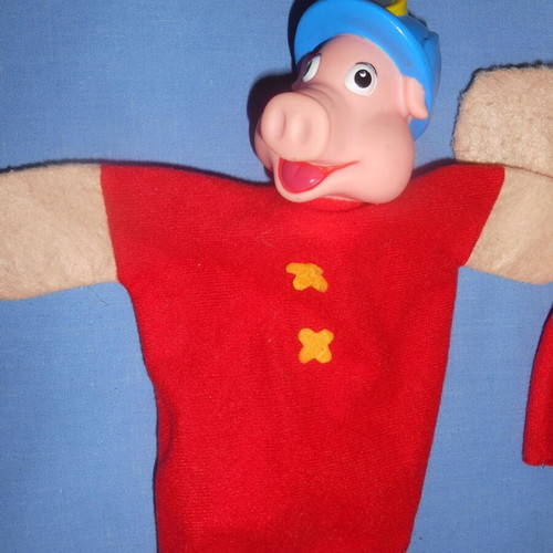 Puppet theater marionettes used, set of 3 pieces