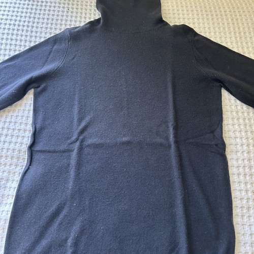 Benetton wool women's turtleneck sweater, size L 47x64