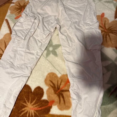 Cargo pants Pull & Bear white, like new, size L