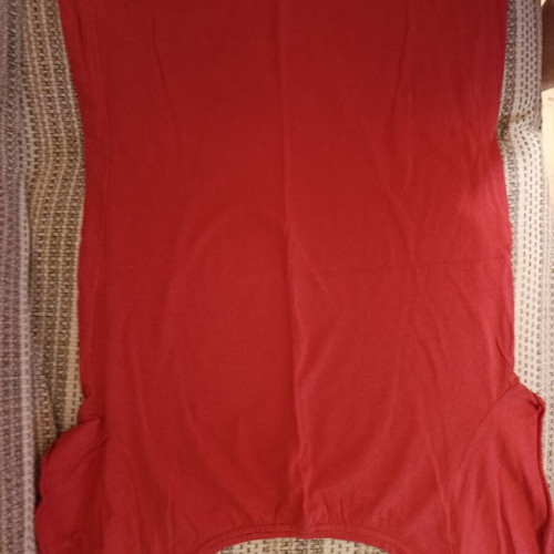 Stradivarius summer t-shirt used, size S, red