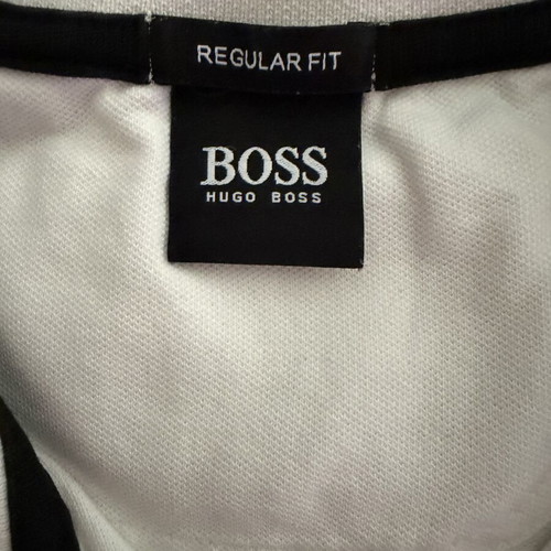 Boss Hugo Boss men's polo regular fit white size L like new
