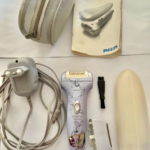 Satinelle Ice Premium hair removal and shaving device used