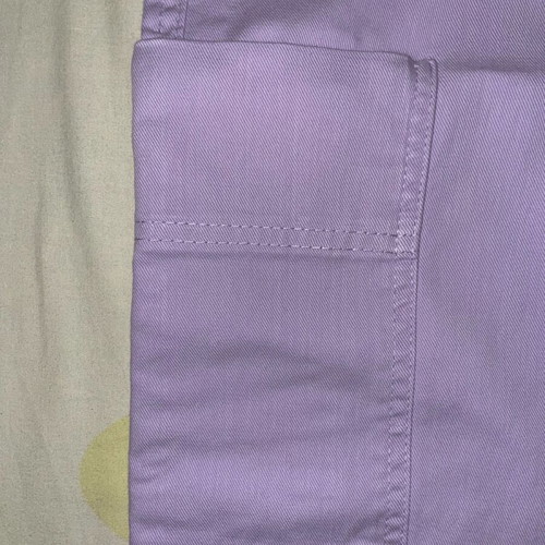 Bershka cargo high-waisted women's pants lilac like new, size M