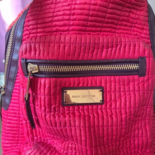 Juicy Couture Mini Backpack used, multicolor