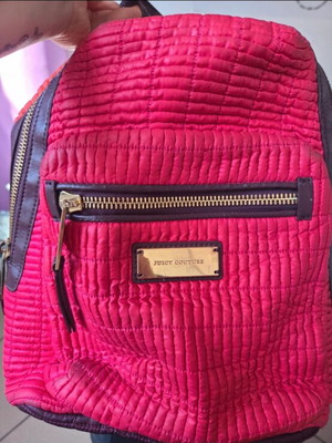 Juicy Couture Mini Backpack used, multicolor