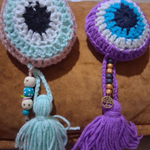 Handmade Crochet Evil Eye