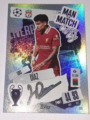 Luis Díaz Match Attax 2024-2025 Signature Style καινούργιο