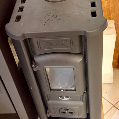 Tim Sistem wood stove new, cast iron energy efficient