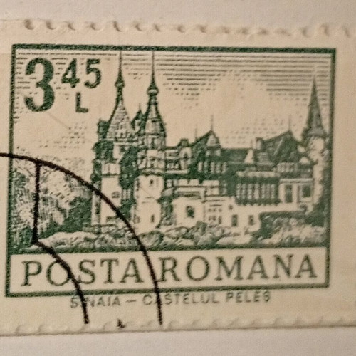 Romania stamps used, pack of 11 pieces
