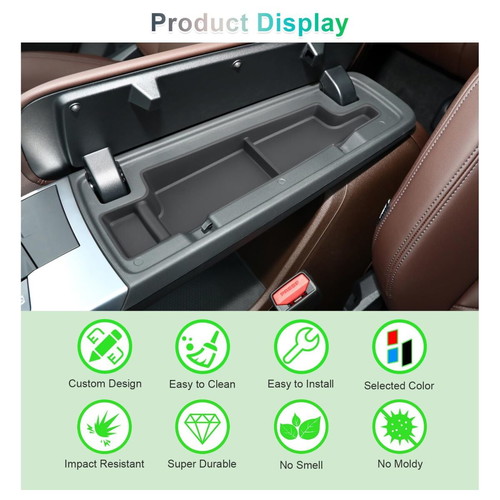 Armrest Organizer for BMW X1 U11 and iX1 U11 like new, soft TPE
