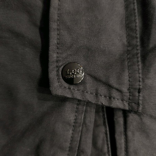 Lee men's parka size M black like new