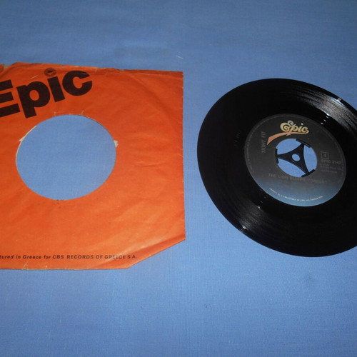 The Lion Sleeps Tonight vinyl used, 45 rpm record