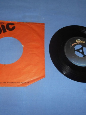 The Lion Sleeps Tonight vinyl used, 45 rpm record