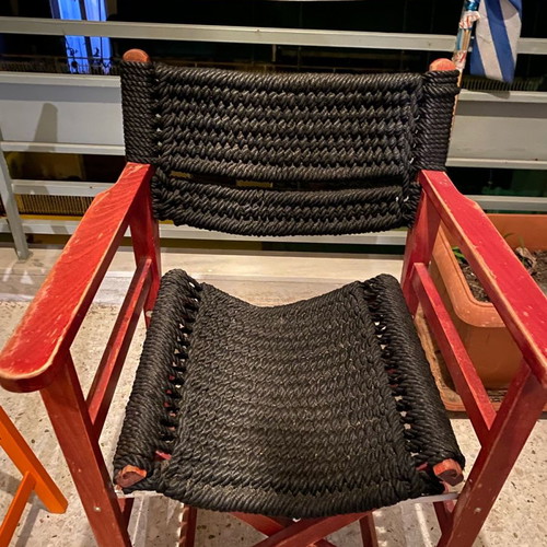 Handmade director's chair