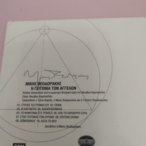 Mikis Theodorakis Sti Geitonia Ton Angelon CD new