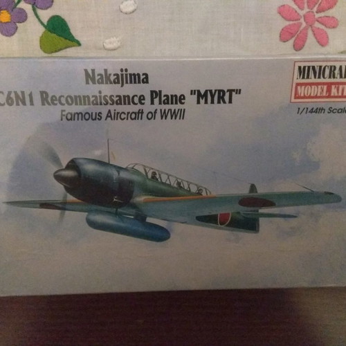 Nakajima C6N1 model airplane new, 1/144 scale