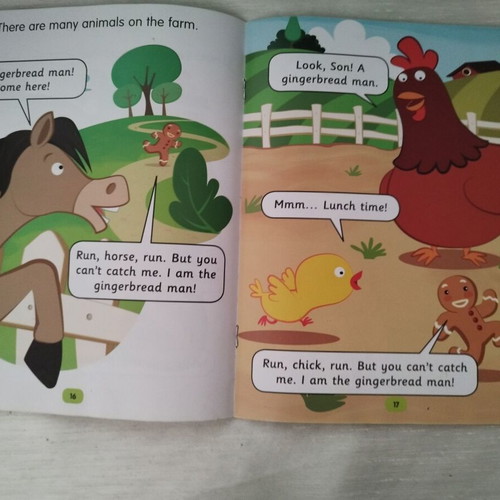 English book The Gingerbread Man like new, level 1