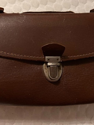 Small leather medical bag used from the past