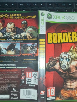 Borderlands Xbox 360 game with manual