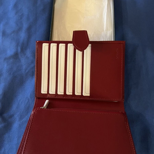 Longchamp women's wallet new, red elegant long wallet