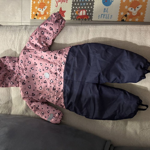 Sinsay baby winter jumpsuit size 80/86 pink blue