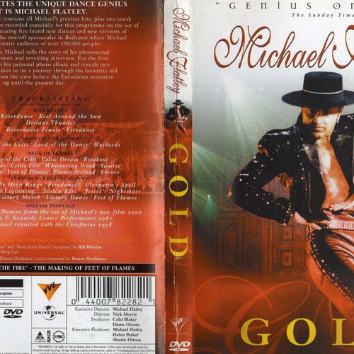 Michael Flatley Gold DVD used, with subtitles